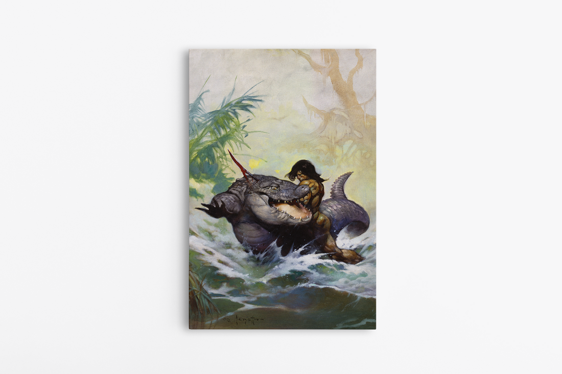 Monster Out of Time Mini Wrap-Around Canvas Art