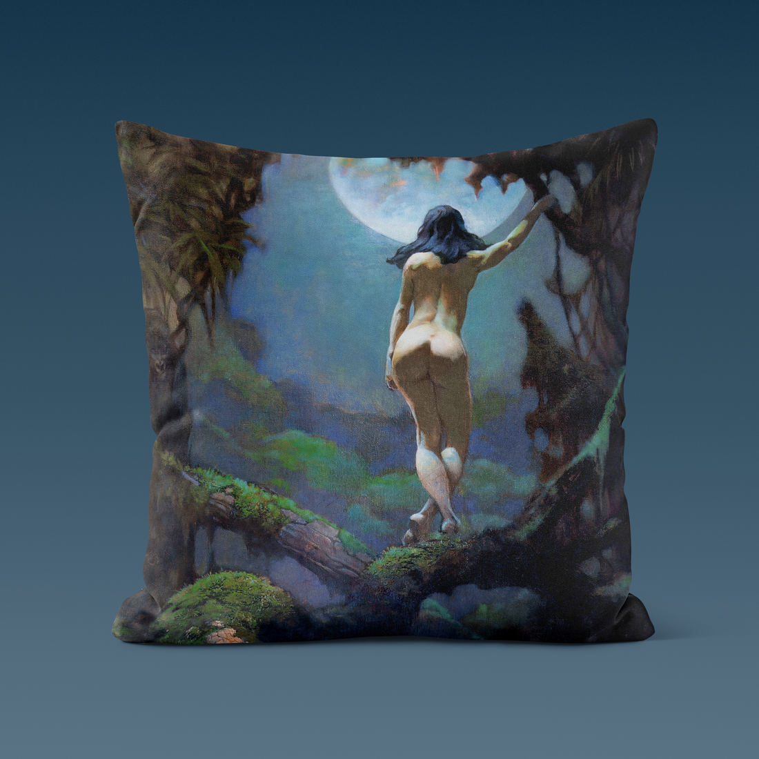 Moons Rapture Throw Pillow