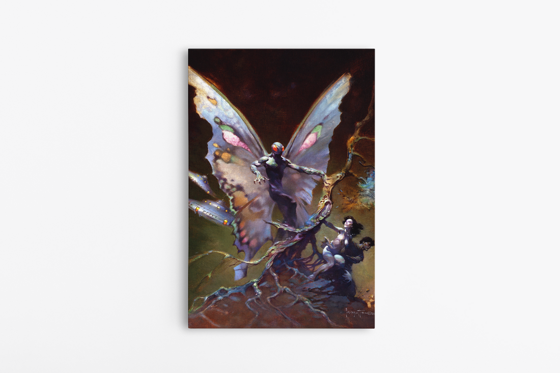 The Mothman Mini Wrap-Around Canvas Art