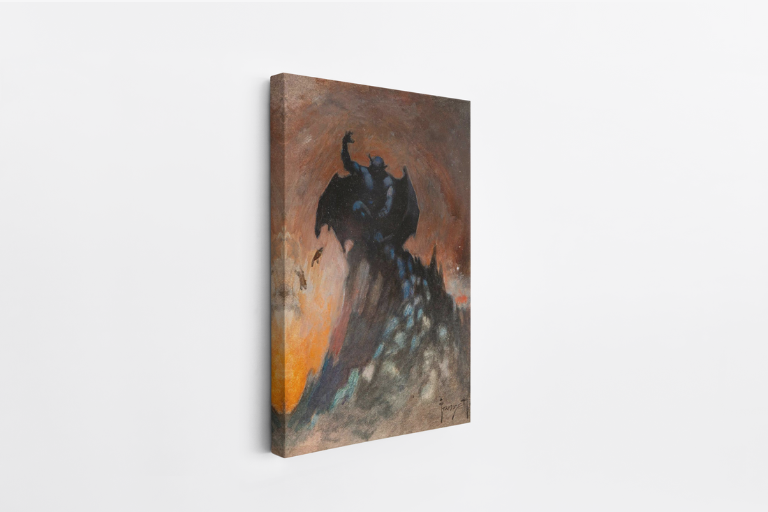 Night on Bald Mountain Mini Wrap-Around Canvas Art