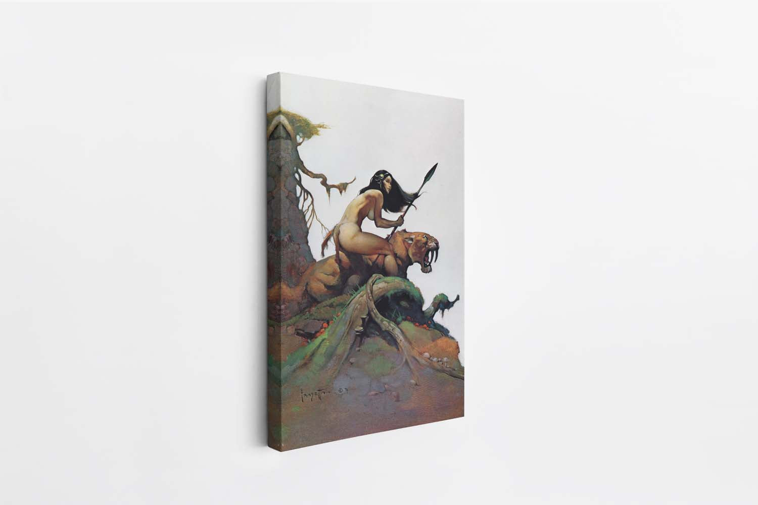 Savage Pellucidar Mini Wrap-Around Canvas Art