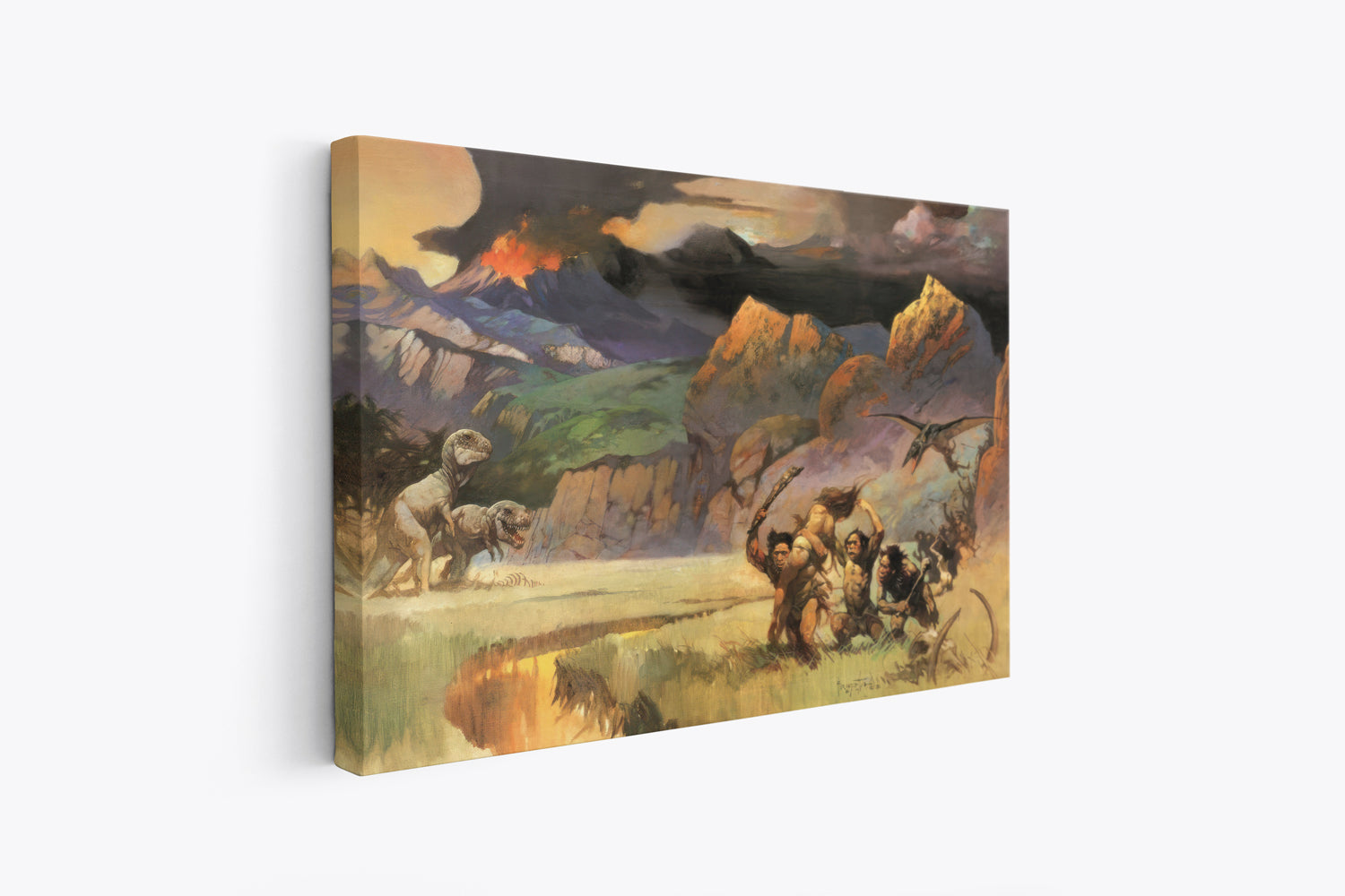 Savage World Mini Wrap-Around Canvas Art