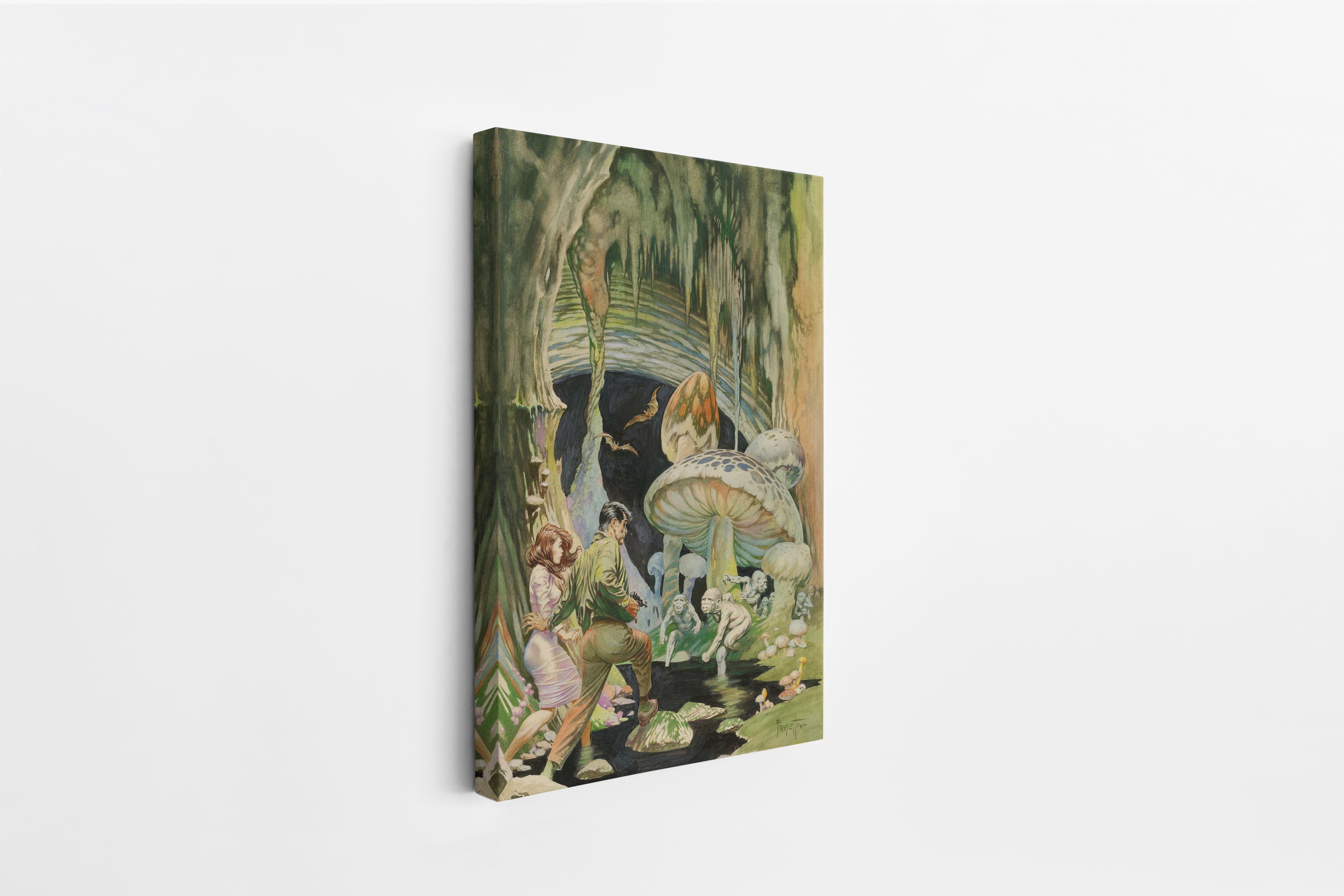 Secret People Mini Wrap-Around Canvas Art