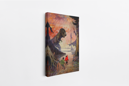 Swamp God Mini Wrap-Around Canvas Art