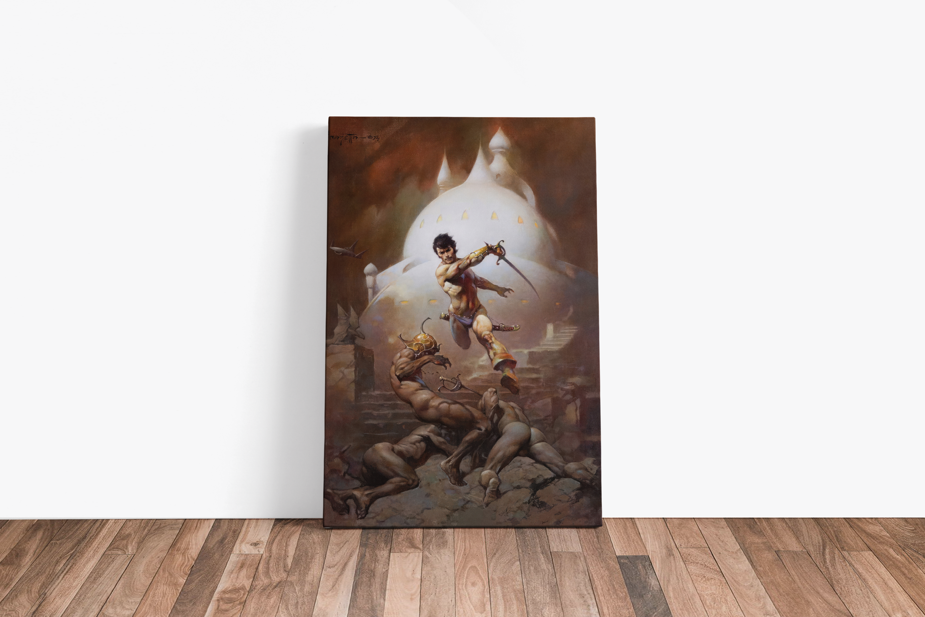 Swords of Mars Large Wrap Around Canvas