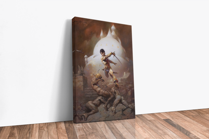 Swords of Mars Large Wrap Around Canvas