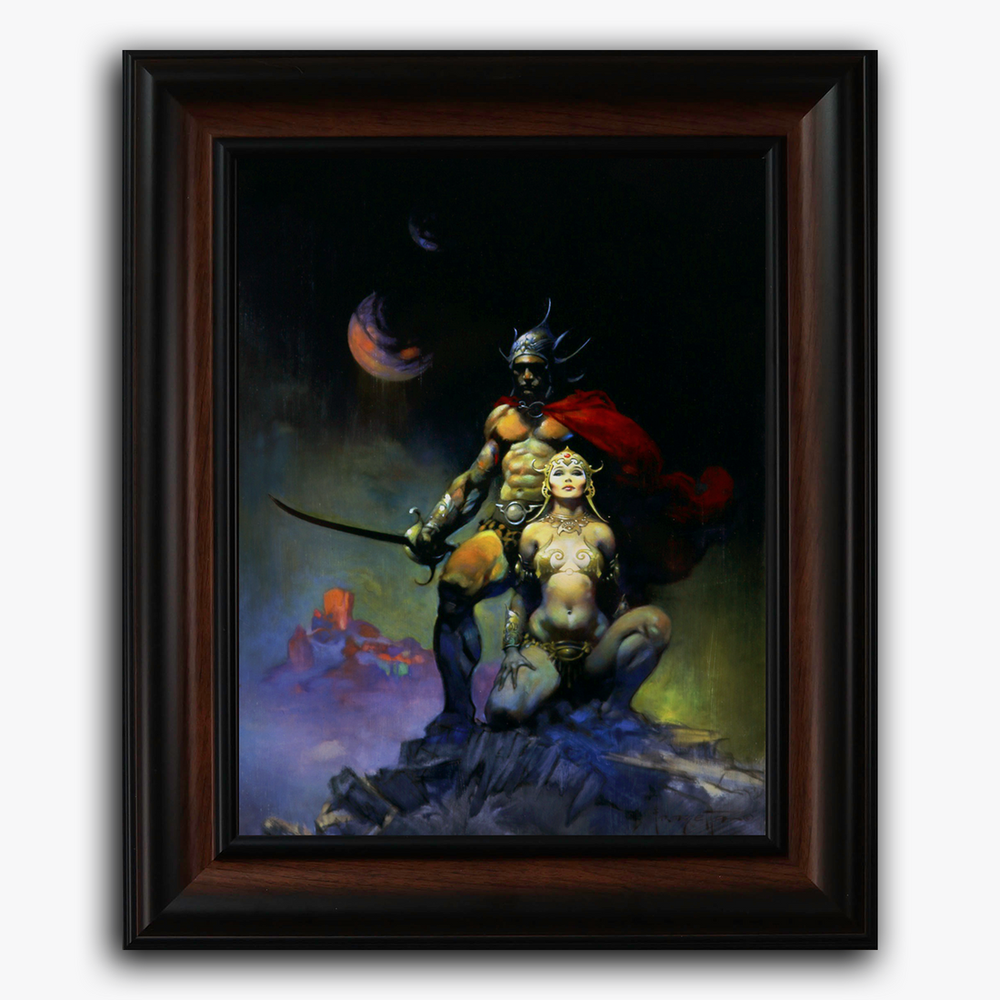 Swordsman of Mars Fine Art Print/Framed Art