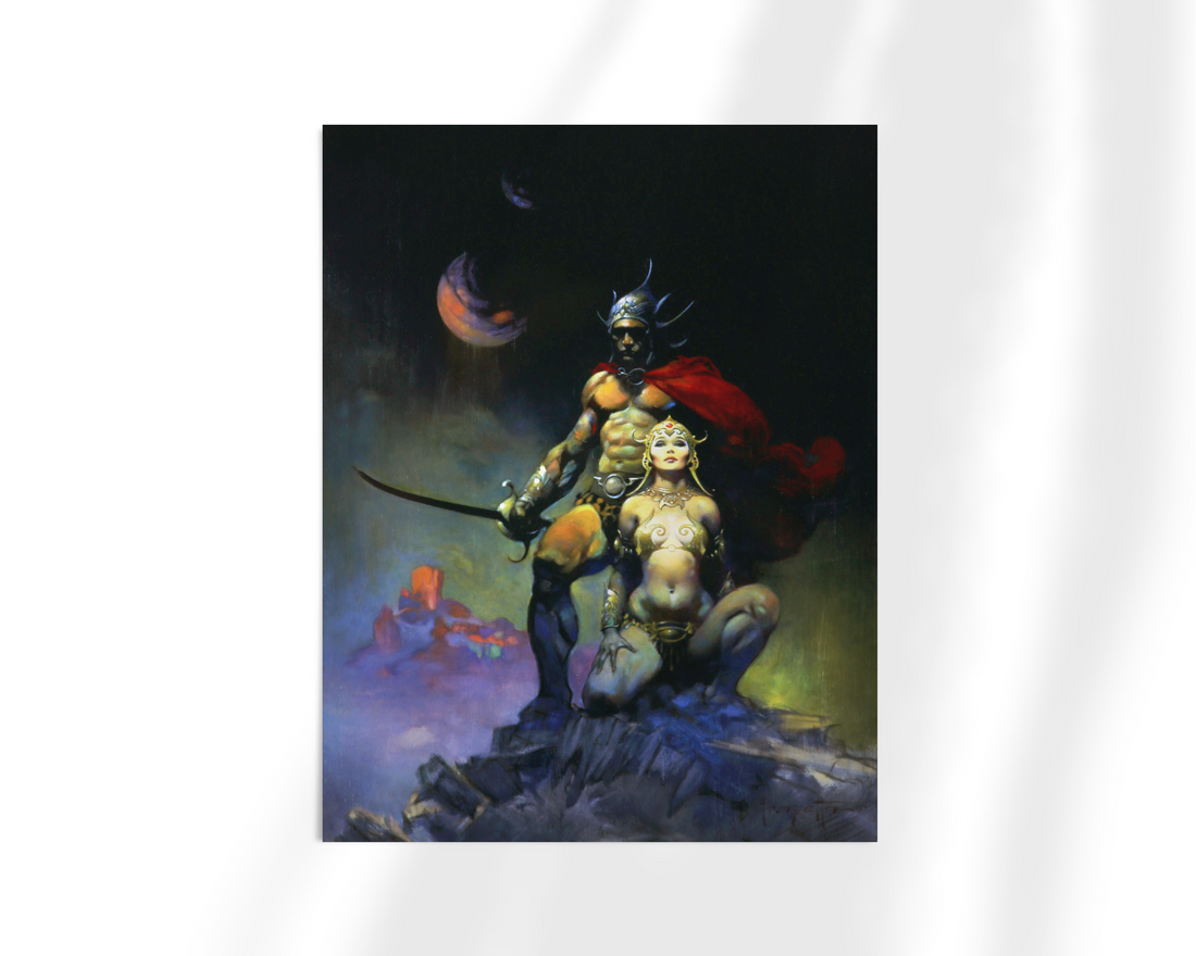 Swordsman of Mars Fine Art Print/Framed Art