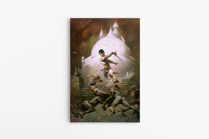 Swords of Mars Mini Wrap-Around Canvas Art