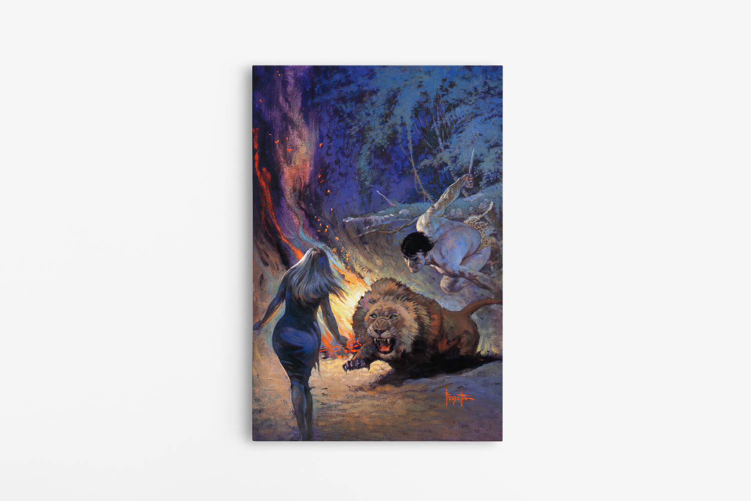 Tarzan and the Jewels of Opar Mini Wrap-Around Canvas Art