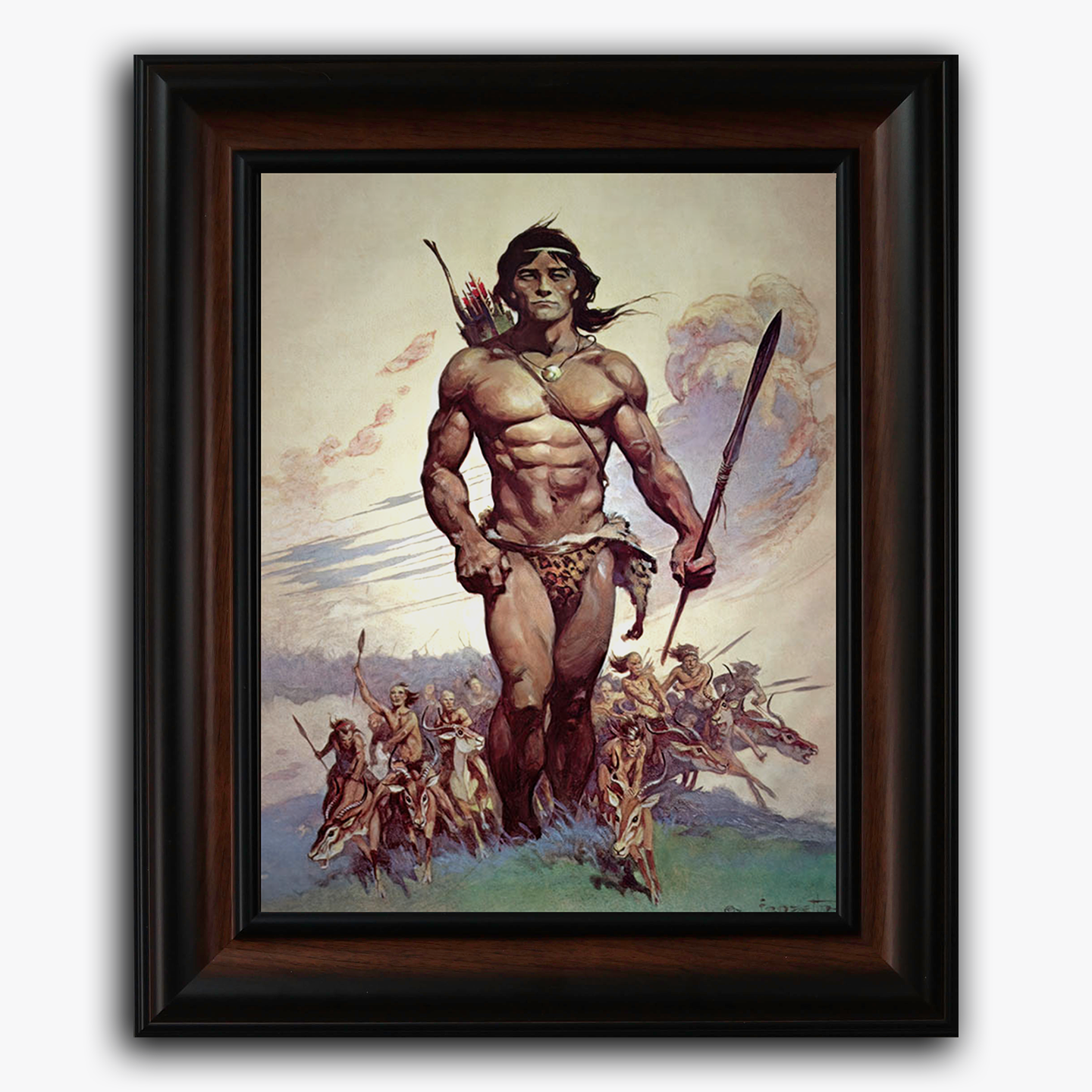 Tarzan and the Ant Men Fine Art Print/Framed Art