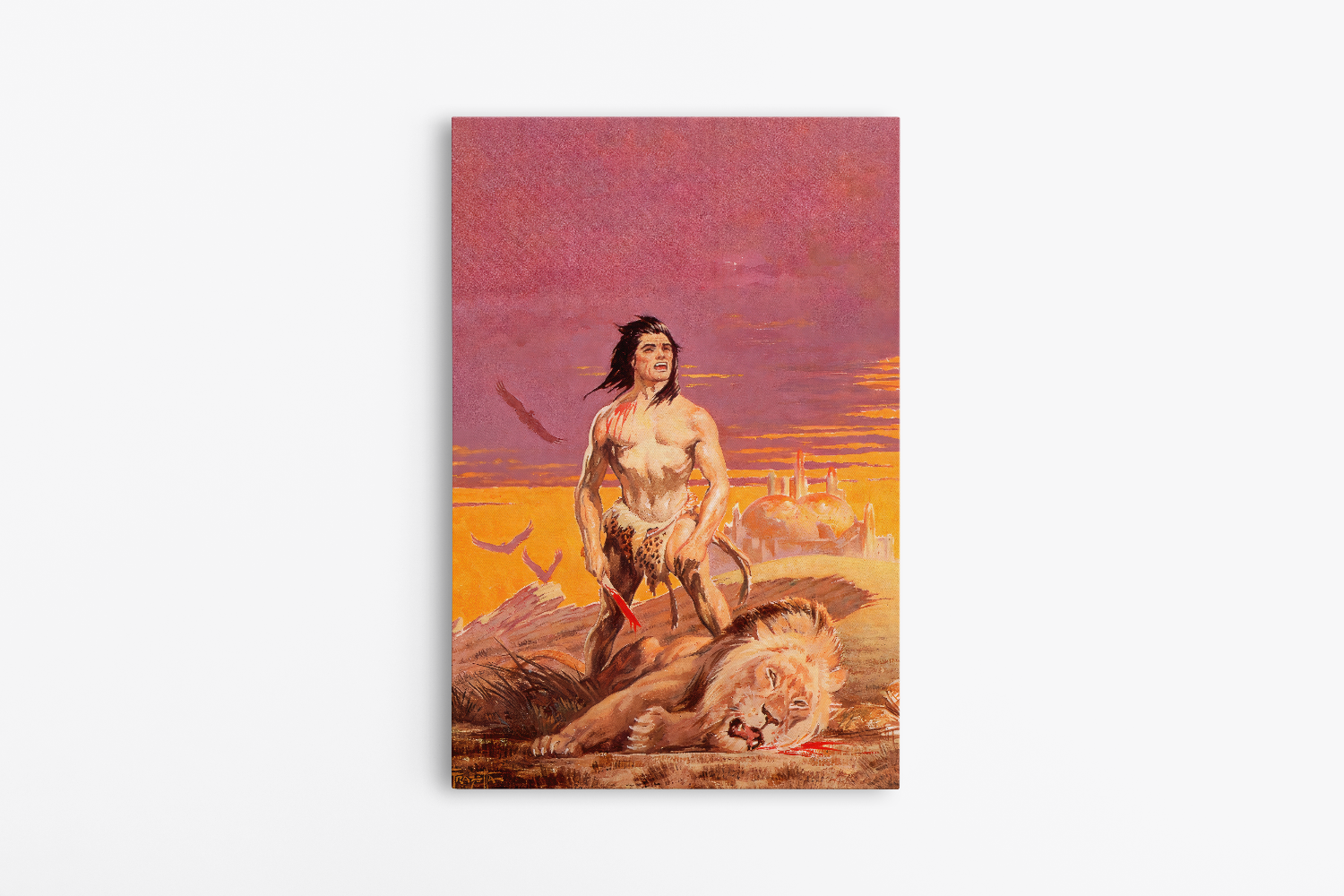 Tarzan and the City of Gold Mini Wrap-Around Canvas Art