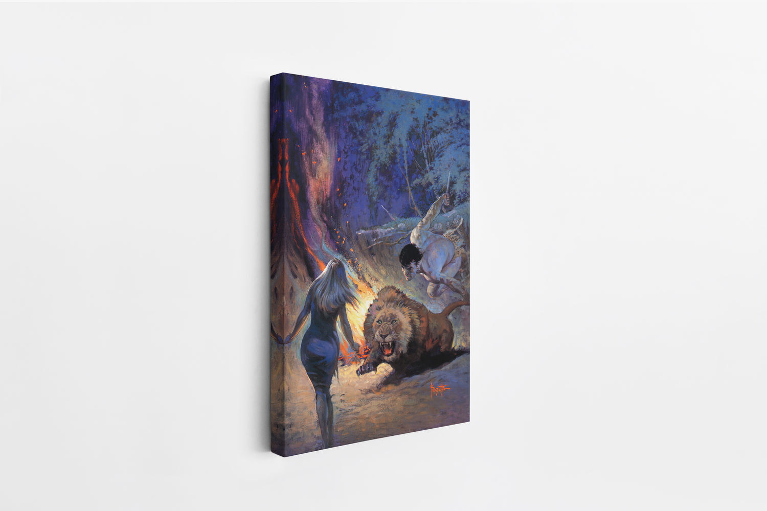 Tarzan and the Jewels of Opar Mini Wrap-Around Canvas Art