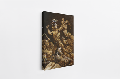 The Disagreement Mini Wrap-Around Canvas Art