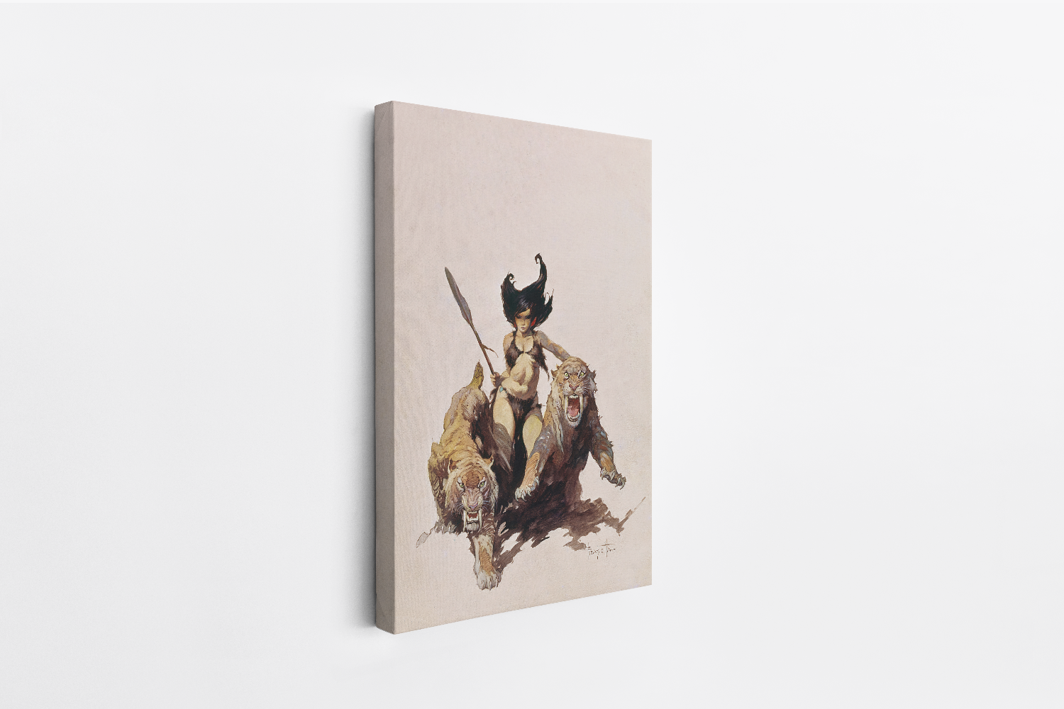 Huntress Mini Wrap-Around Canvas Art