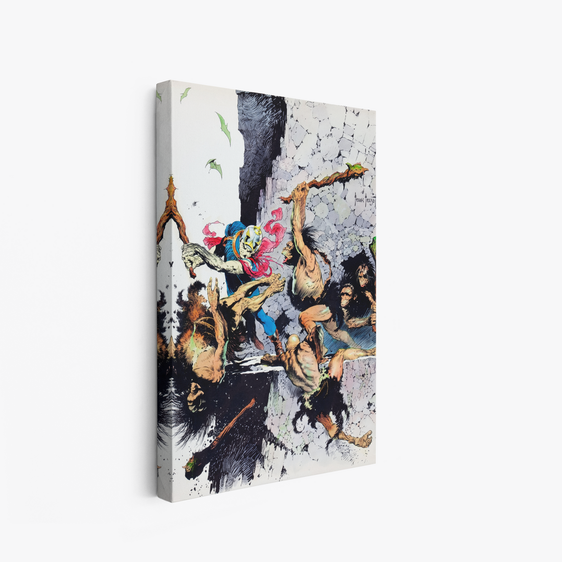 Weird Science Fantasy Canvas Wrap