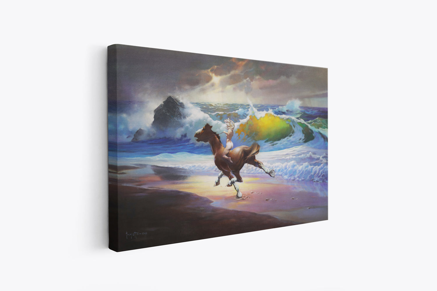 Wild Ride Mini Wrap-Around Canvas Art