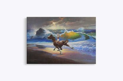 Wild Ride Mini Wrap-Around Canvas Art