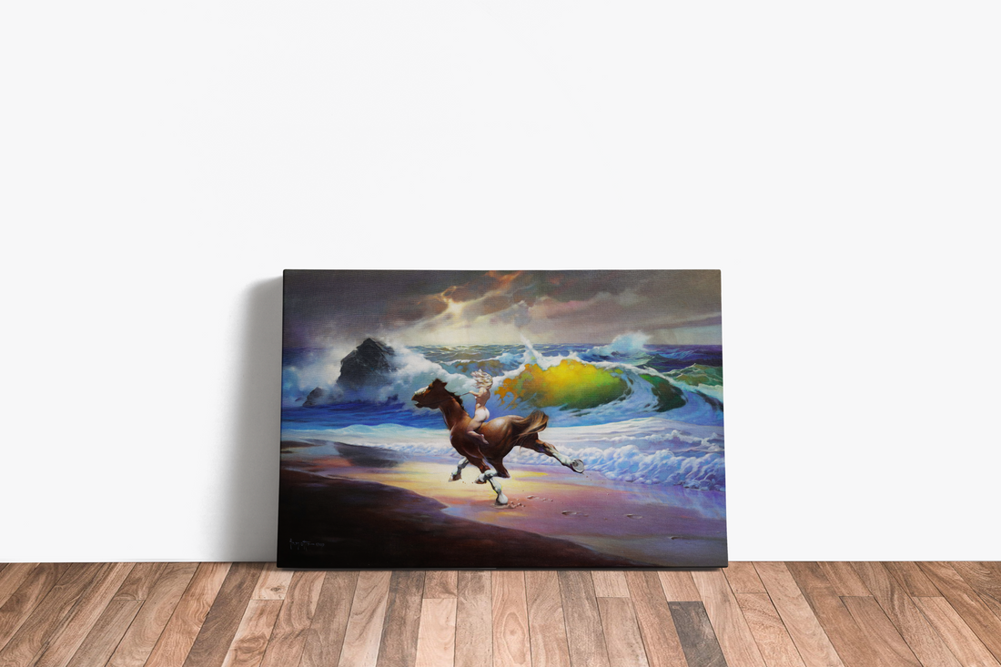 Wild Ride Large Wrap Around Canvas