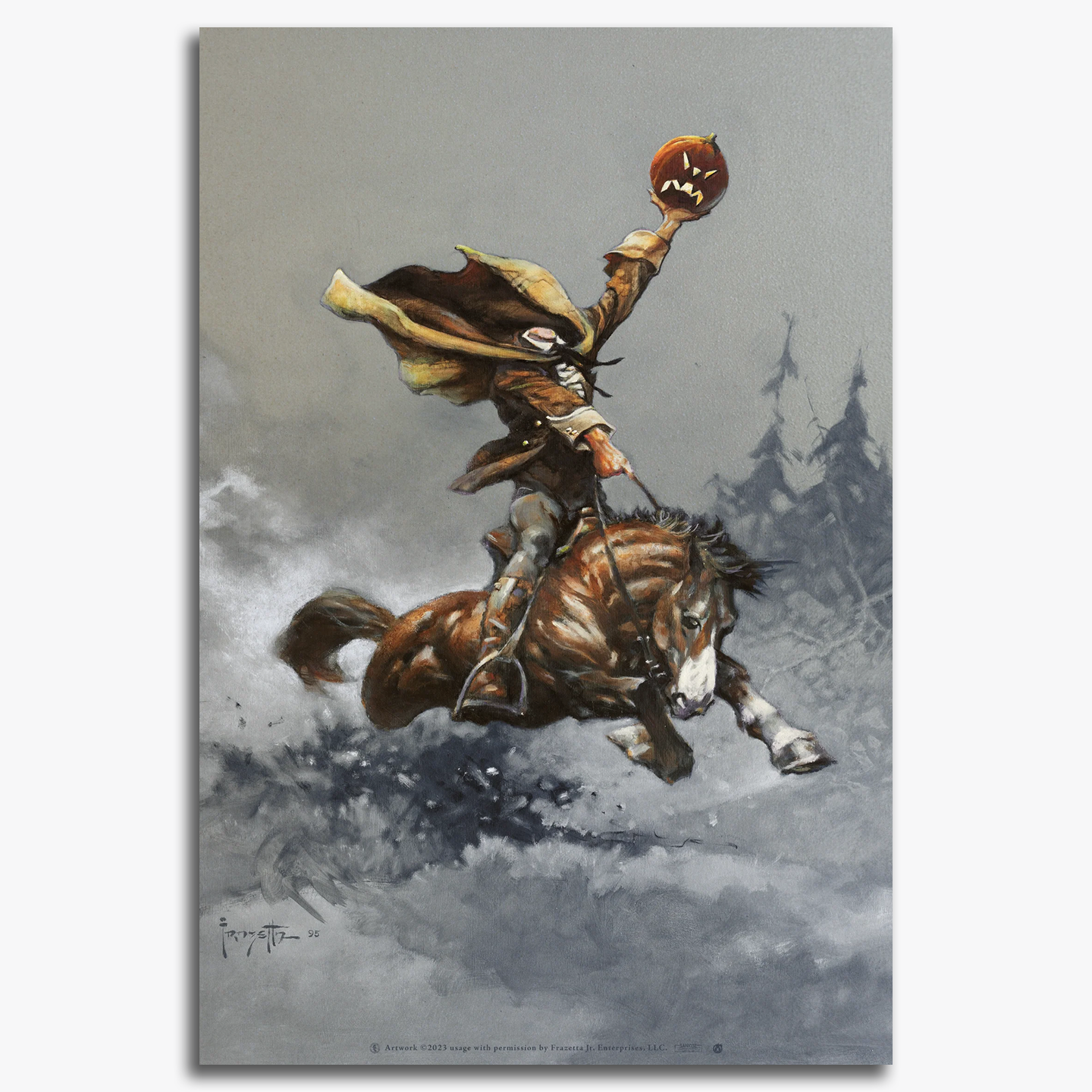 Headless Horseman Limited Edition Screen Print- Winter Variant
