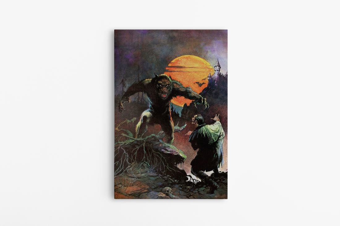 Wolfman Mini Wrap Around Canvas