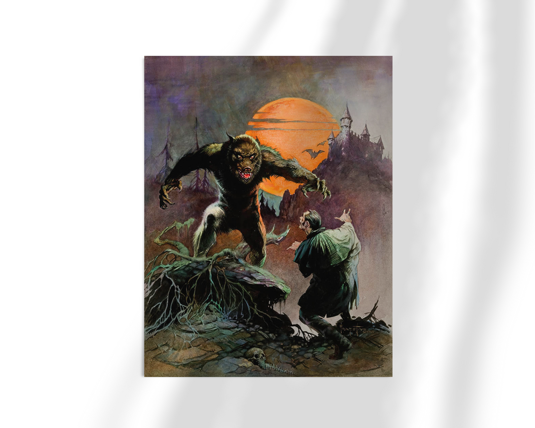 Wolfman Fine Art Print/Framed Art