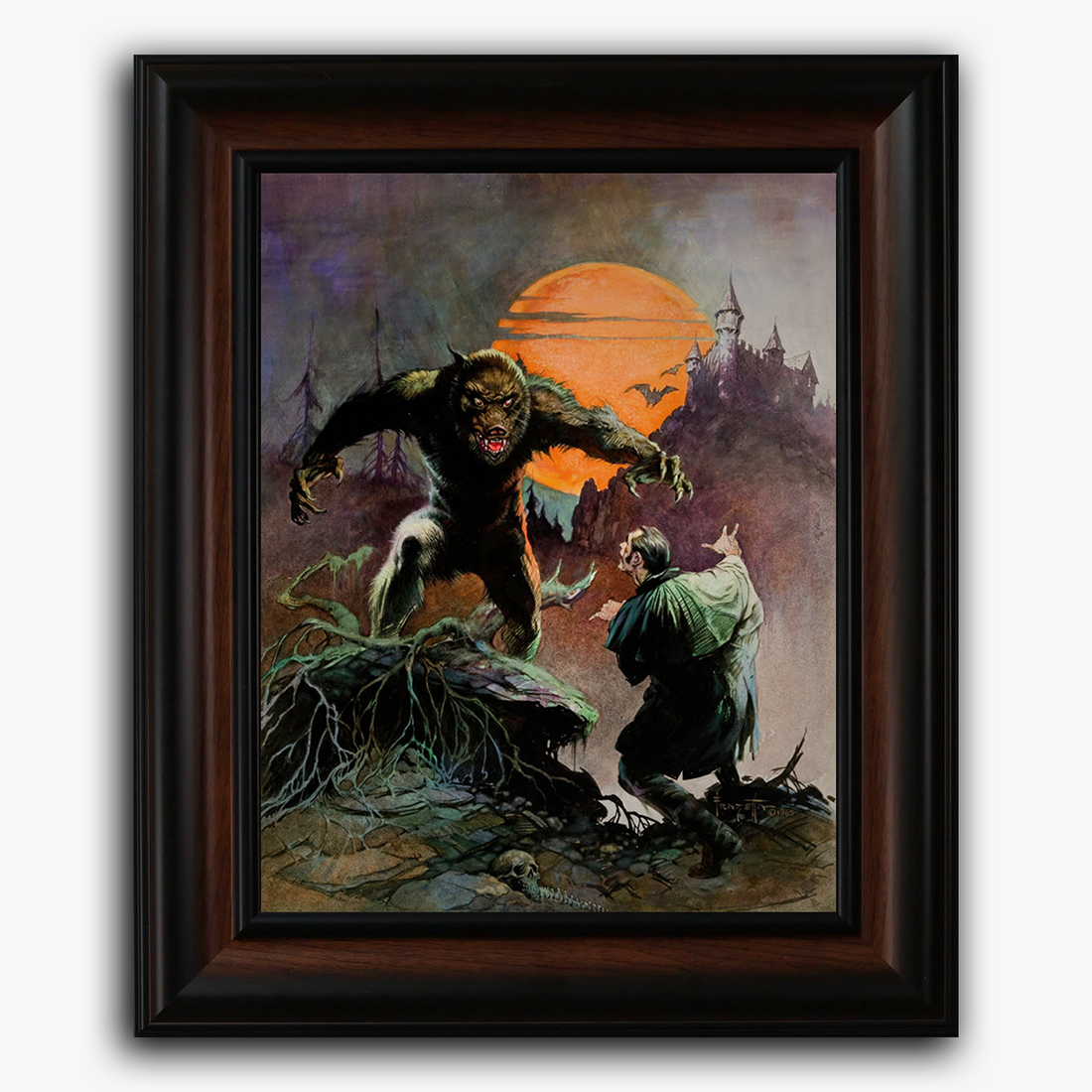 Wolfman Fine Art Print/Framed Art