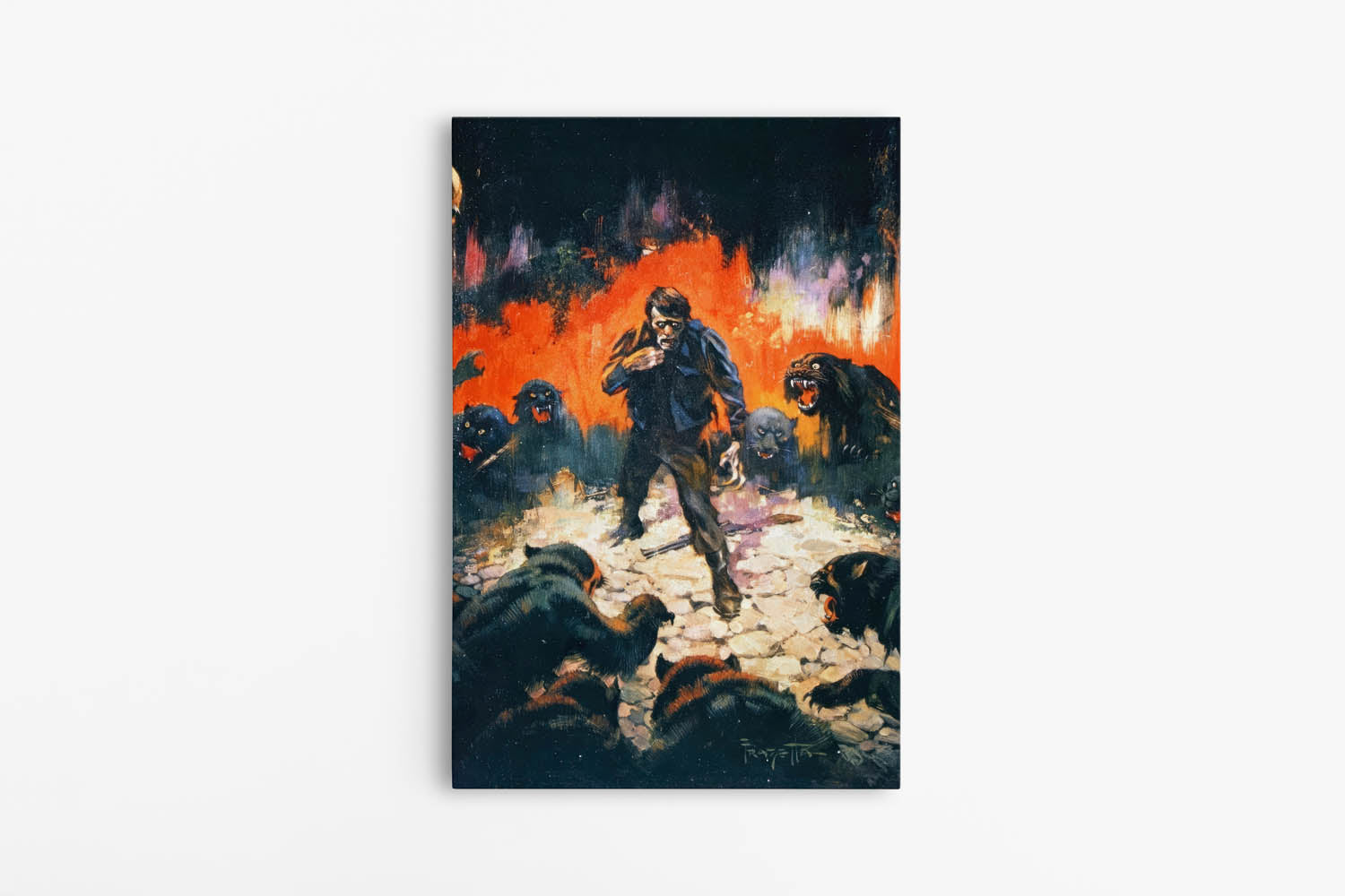 Circle of Terror Mini Wrap-Around Canvas Art