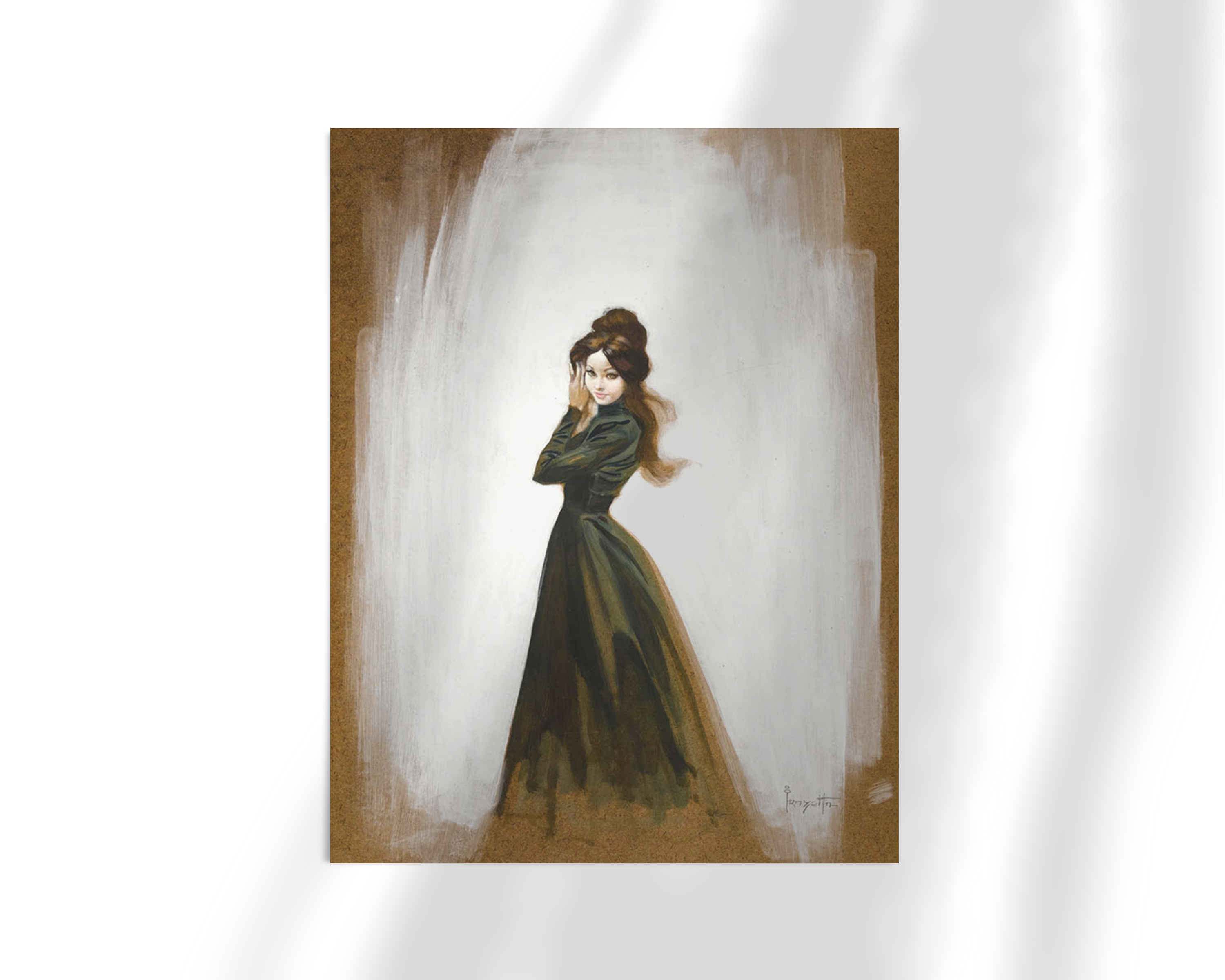 Woman in Black Fine Art Print/Framed Art