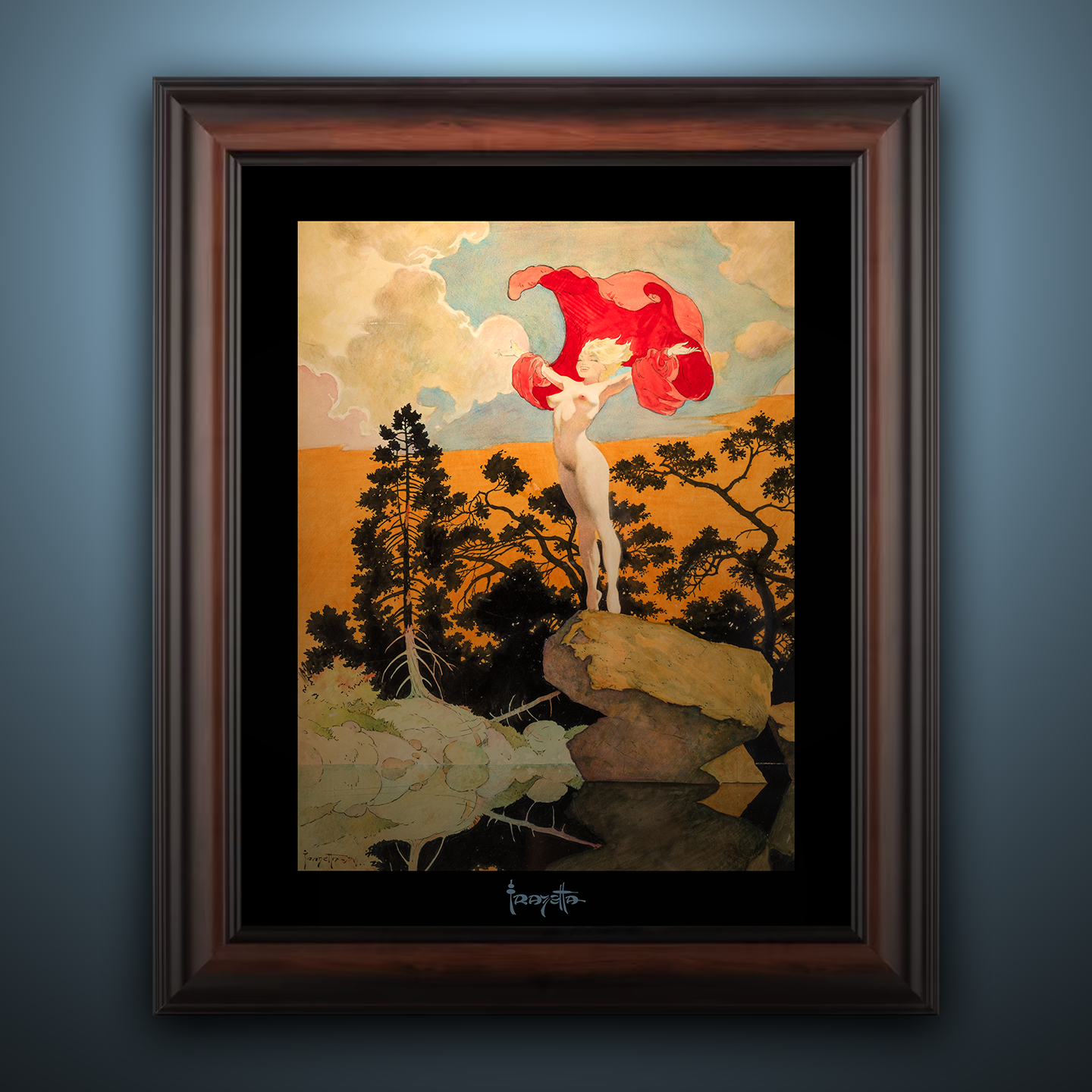 Framed Gallery Series print of &quot;Dawn&