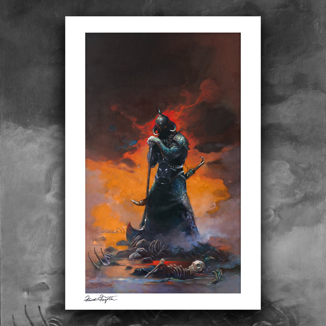 Death Dealer III Revised Giclée – Premium Museum-Quality Print Featuring Frank Frazetta’s Iconic Artwork