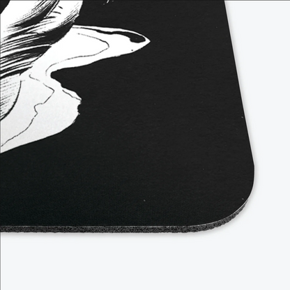 Close-up of the Goblin mousepad, highlighting its fabric texture and sharp artwork reproduction