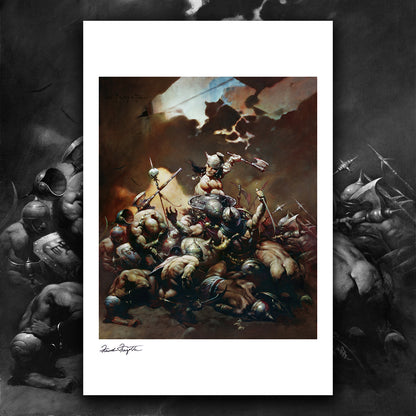 The Destroyer Giclée – Premium Museum-Quality Print Featuring Frank Frazetta’s Iconic Artwork