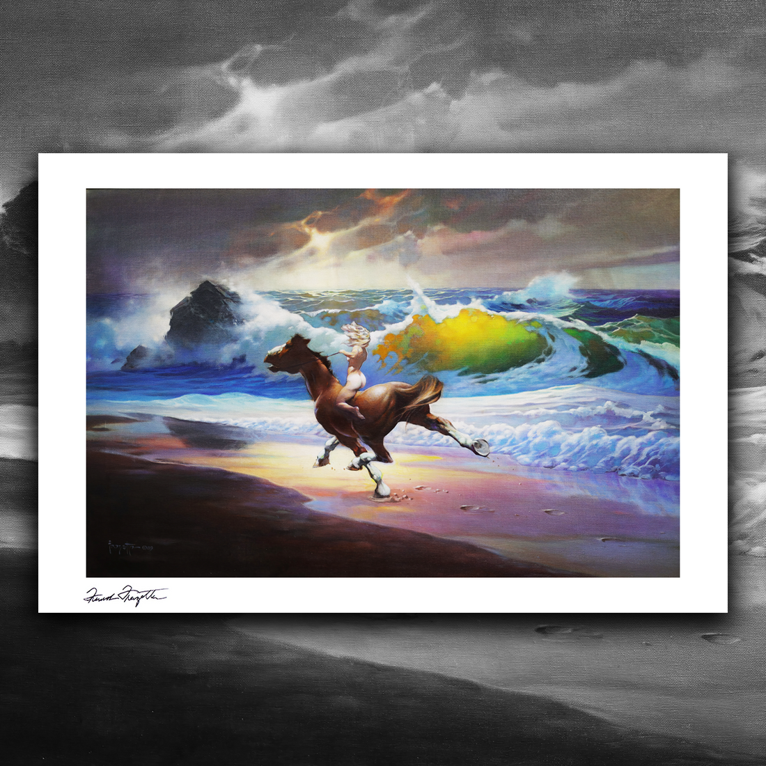 Wild Ride Giclée – Premium Museum-Quality Print Featuring Frank Frazetta’s Iconic Artwork