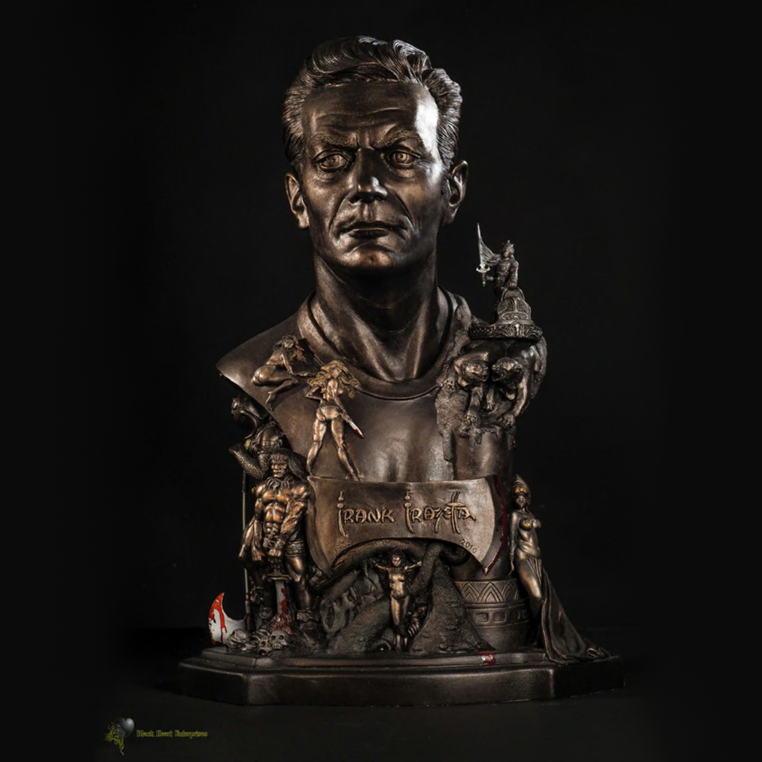 PAINTED Frank Frazetta Tribute Bust