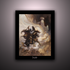 Gallery Series print of "The Defender" by Frank Frazetta, unframed, highlighting a heroic stance and fantasy themes.