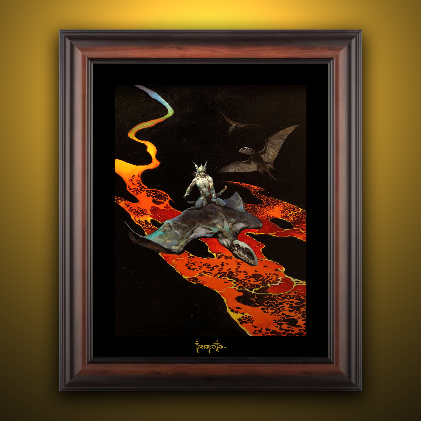 Framed Gallery Series print of &quot;Thor&