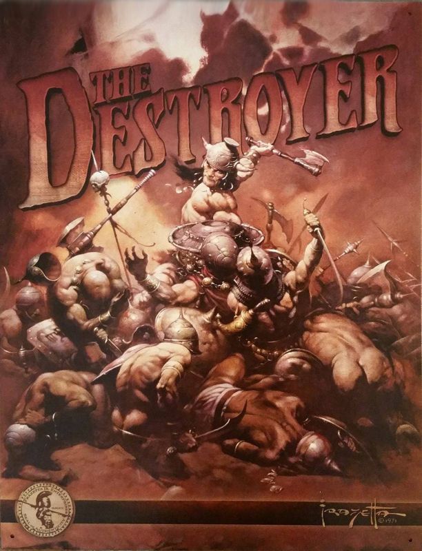 The Destroyer Tin Wall Art