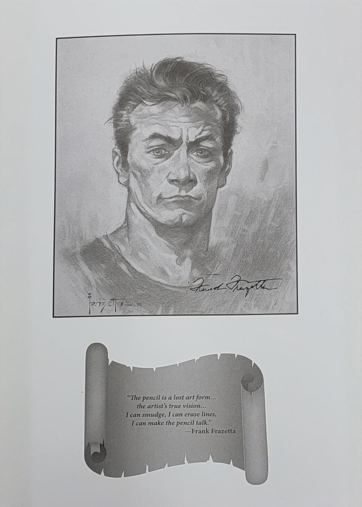 Frazetta's Deluxe Horror Vol I Pencil Portfolio